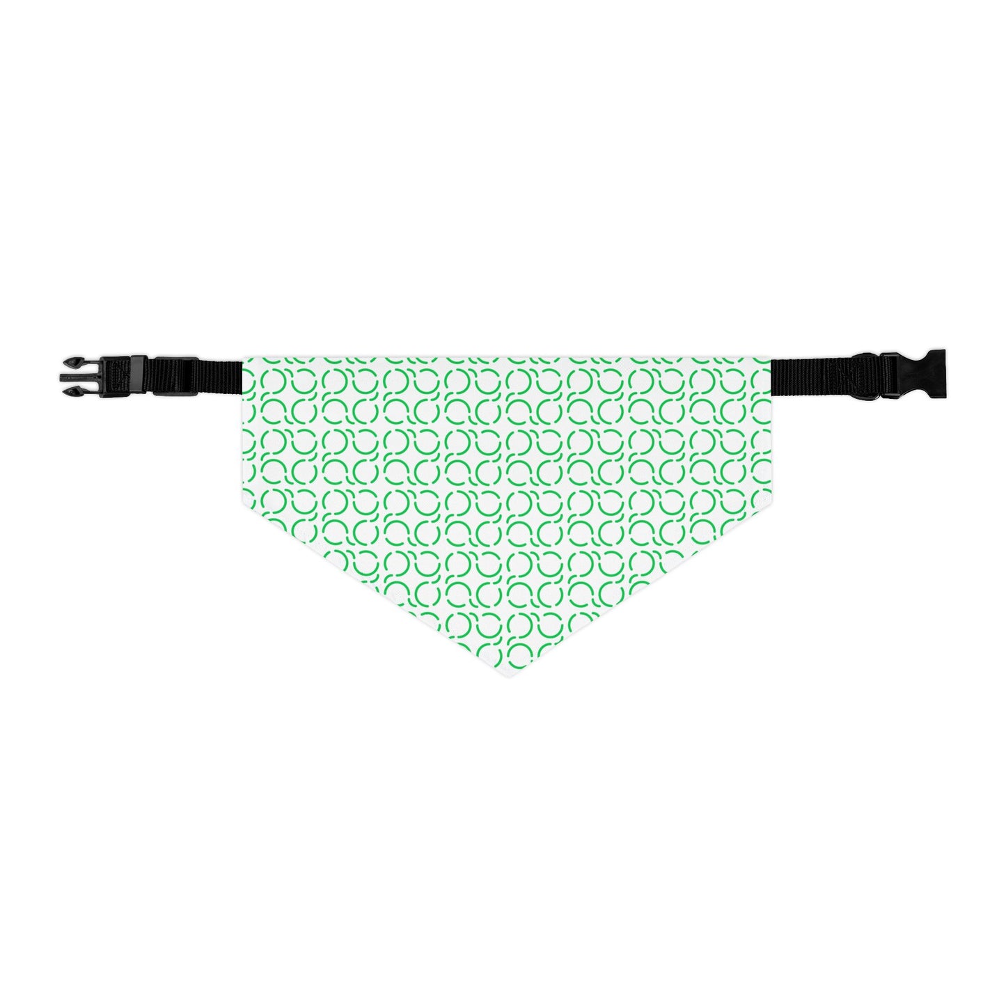 Pet Bandana Pattern Green