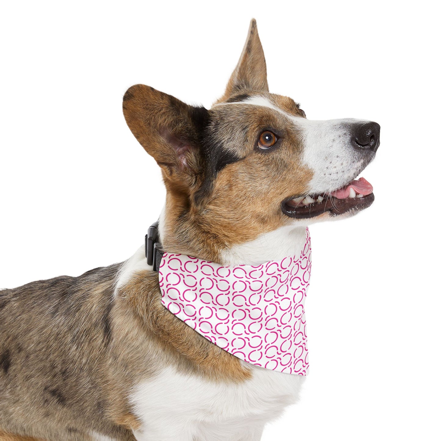 Pet Bandana Pattern Pink