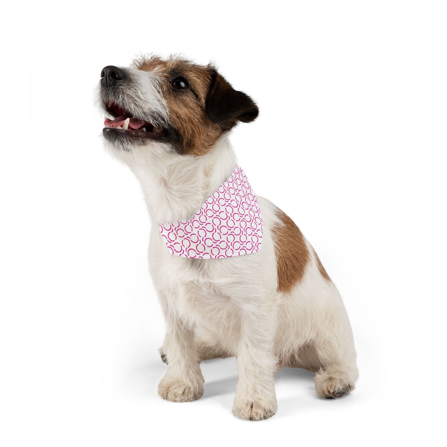 Pet Bandana Pattern Pink