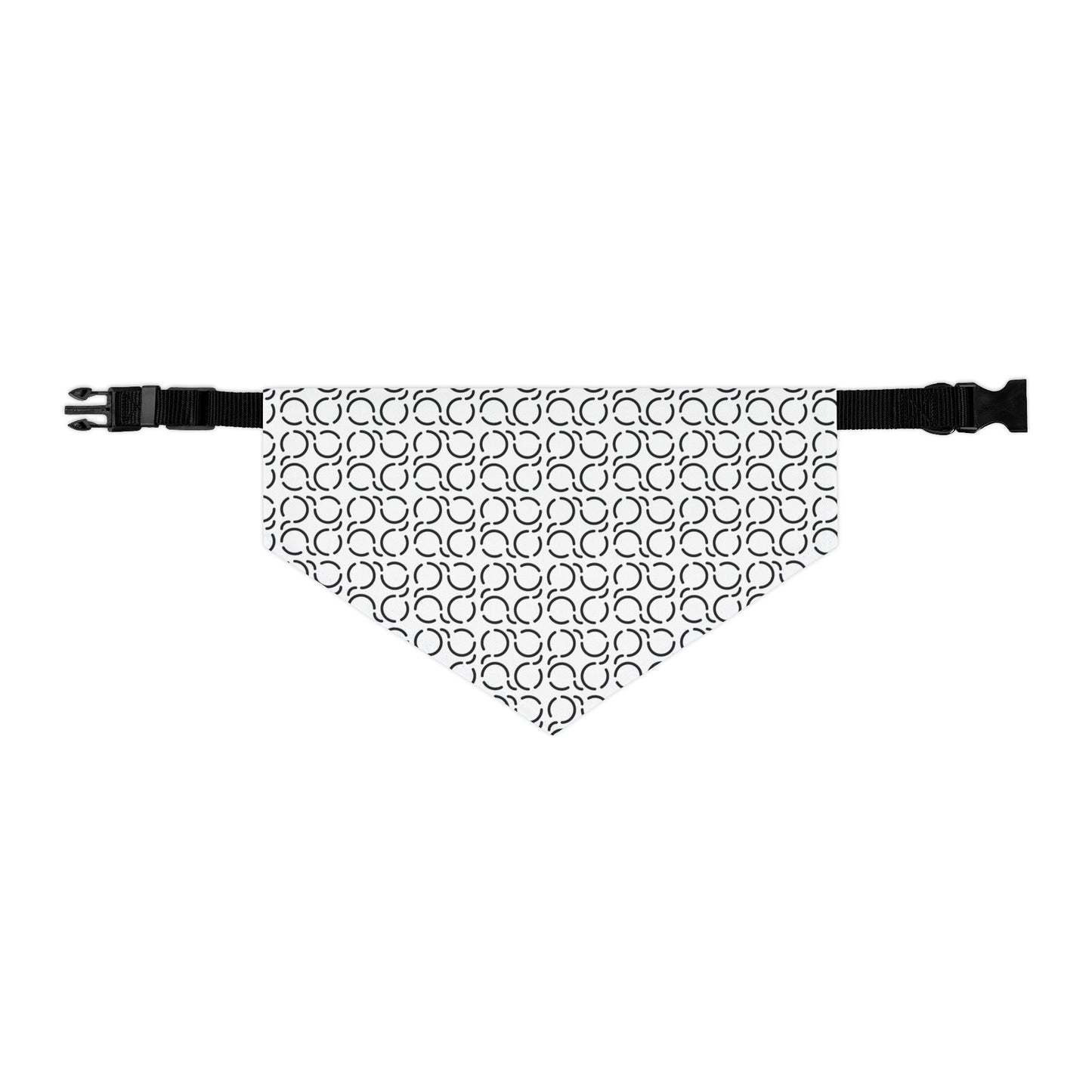 Pet Bandana Pattern White