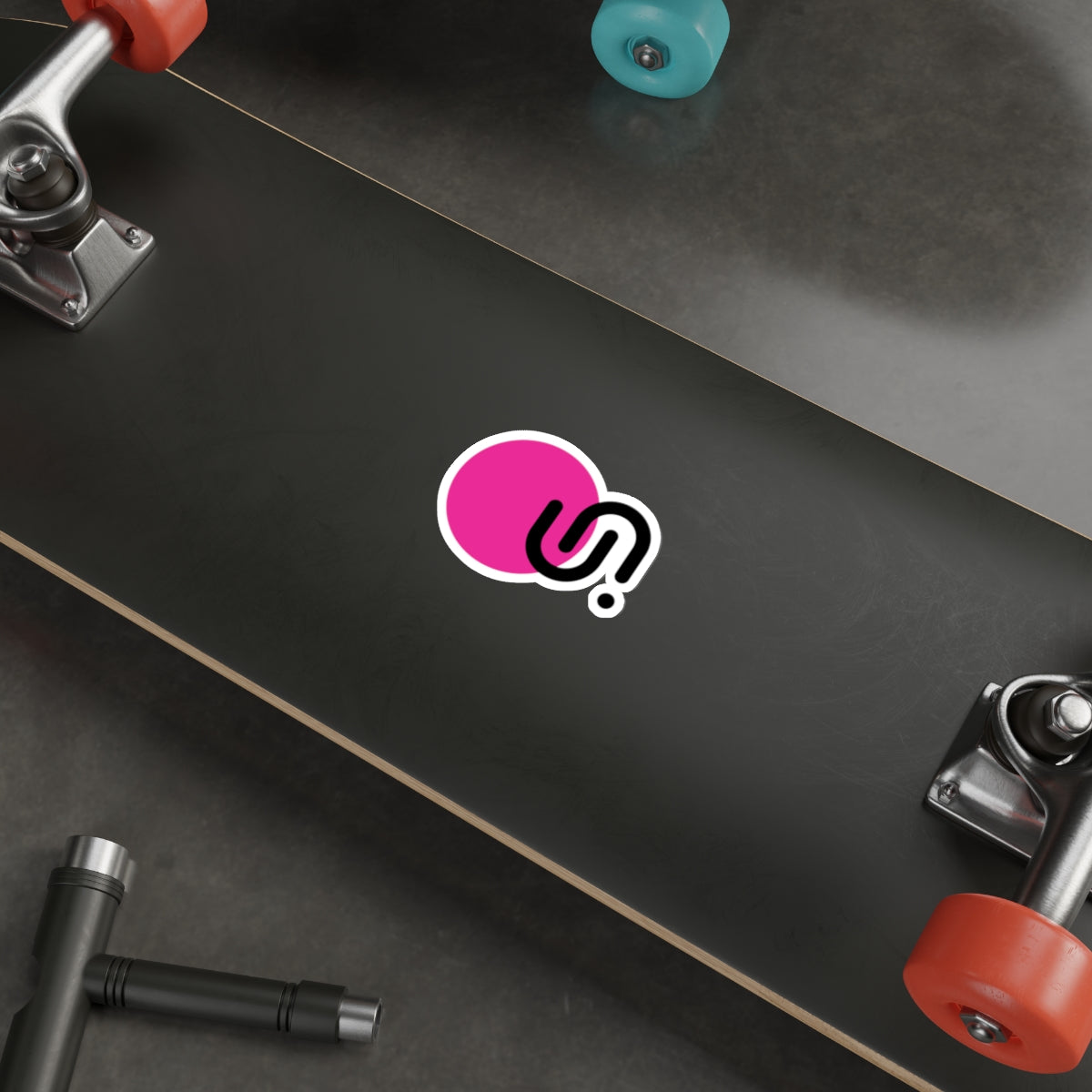 UNI Logo Pink Sticker