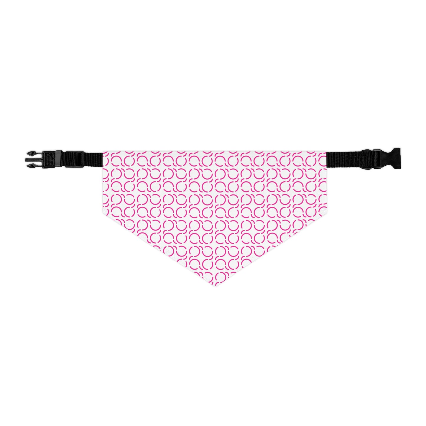 Pet Bandana Pattern Pink