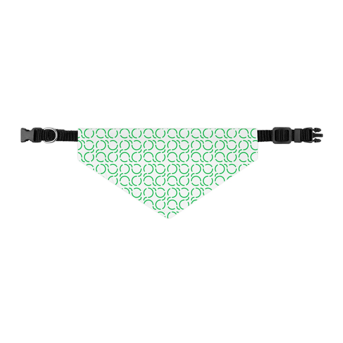 Pet Bandana Pattern Green