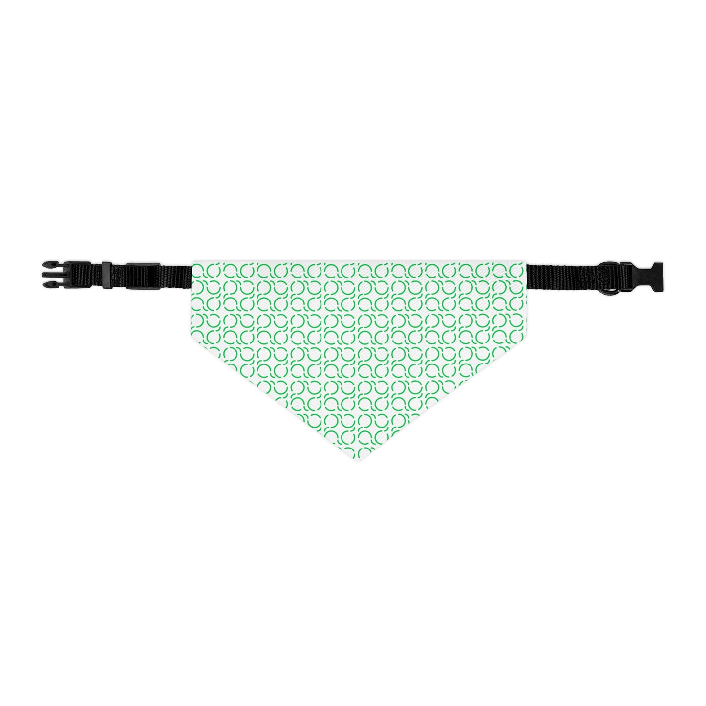 Pet Bandana Pattern Green