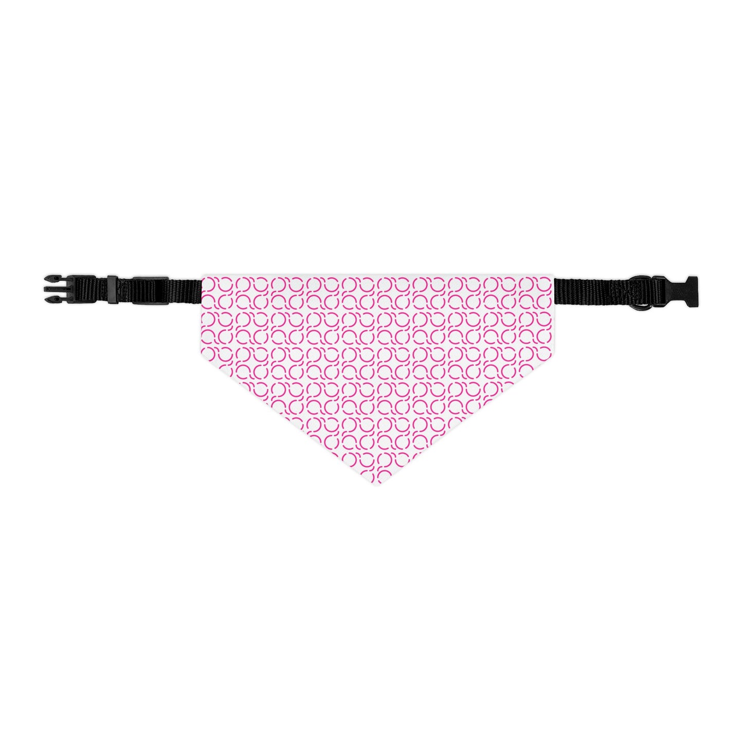 Pet Bandana Pattern Pink