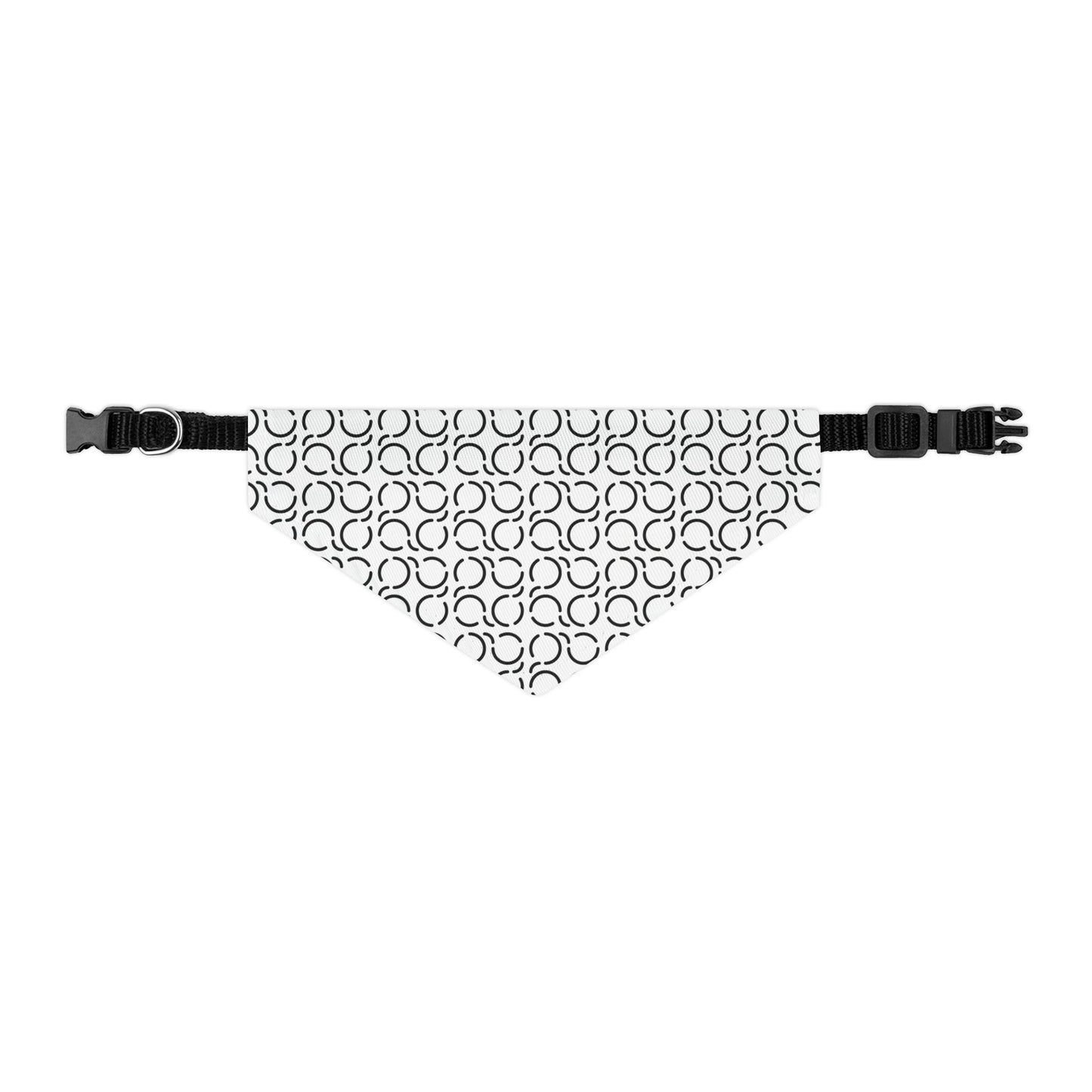 Pet Bandana Pattern White