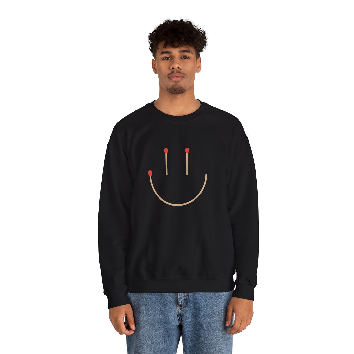 Smile Matchsticon Crewneck