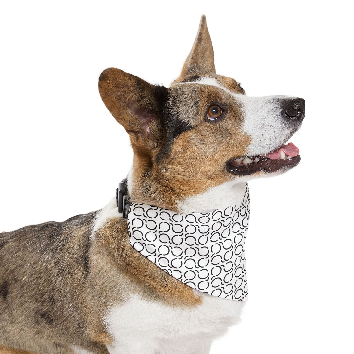Pet Bandana Pattern White