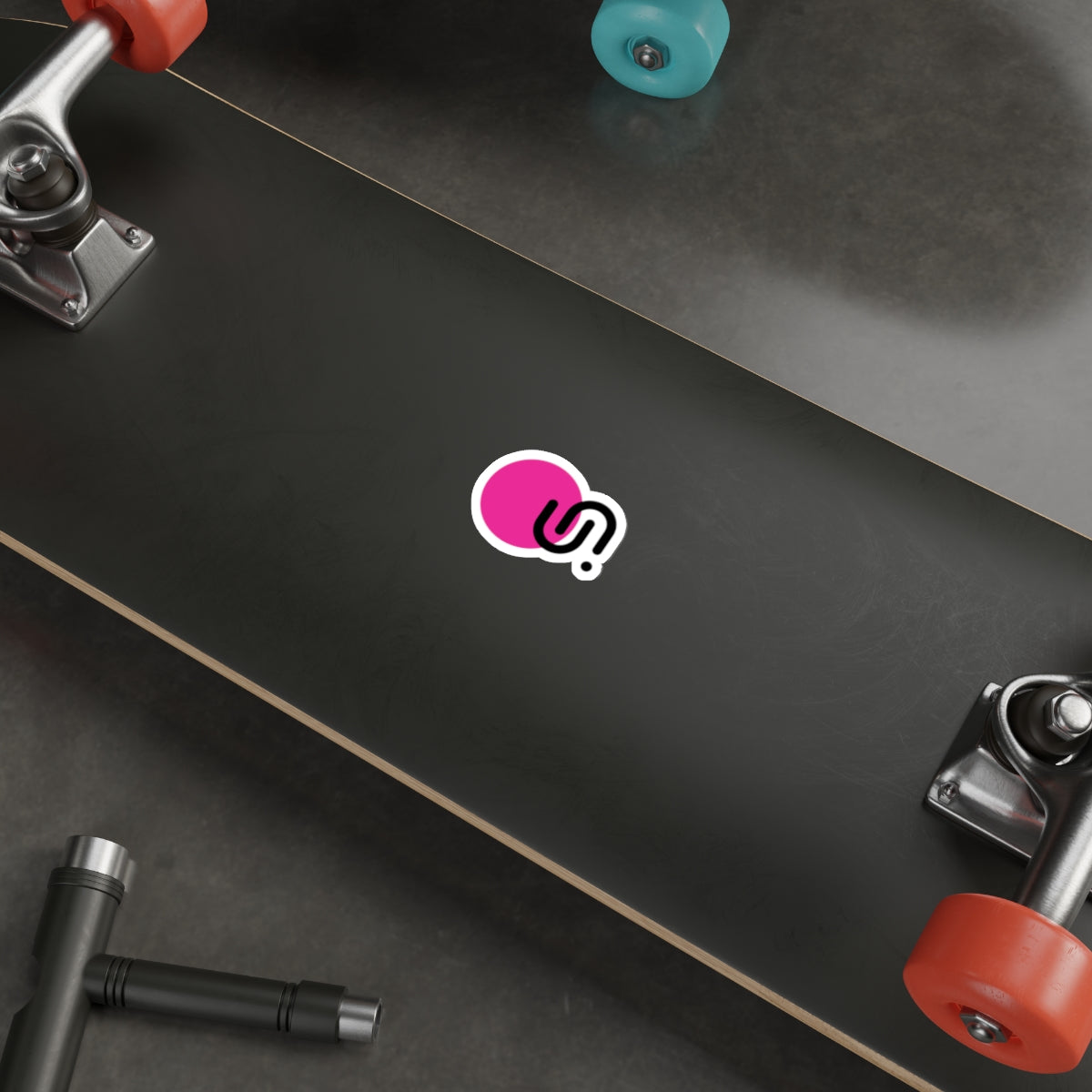 UNI Logo Pink Sticker