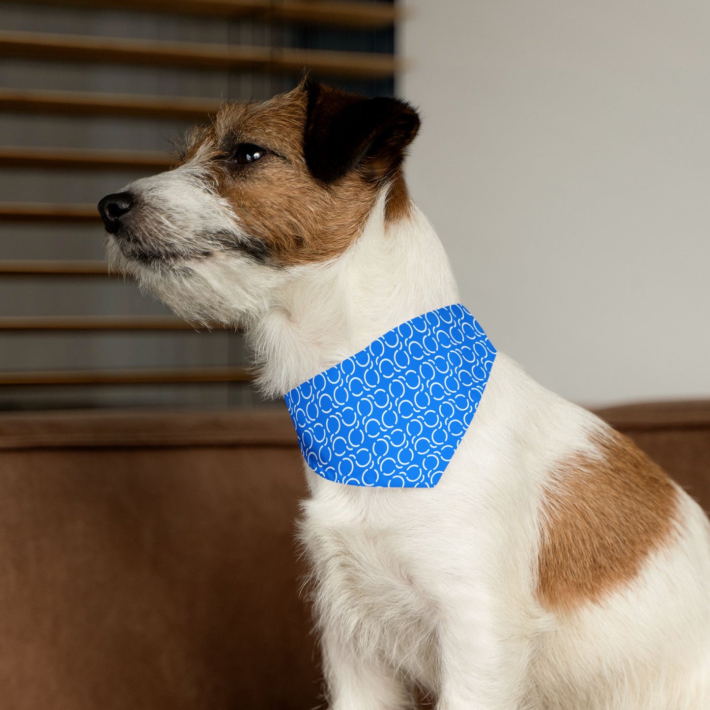 Pet Bandana Pattern Blue