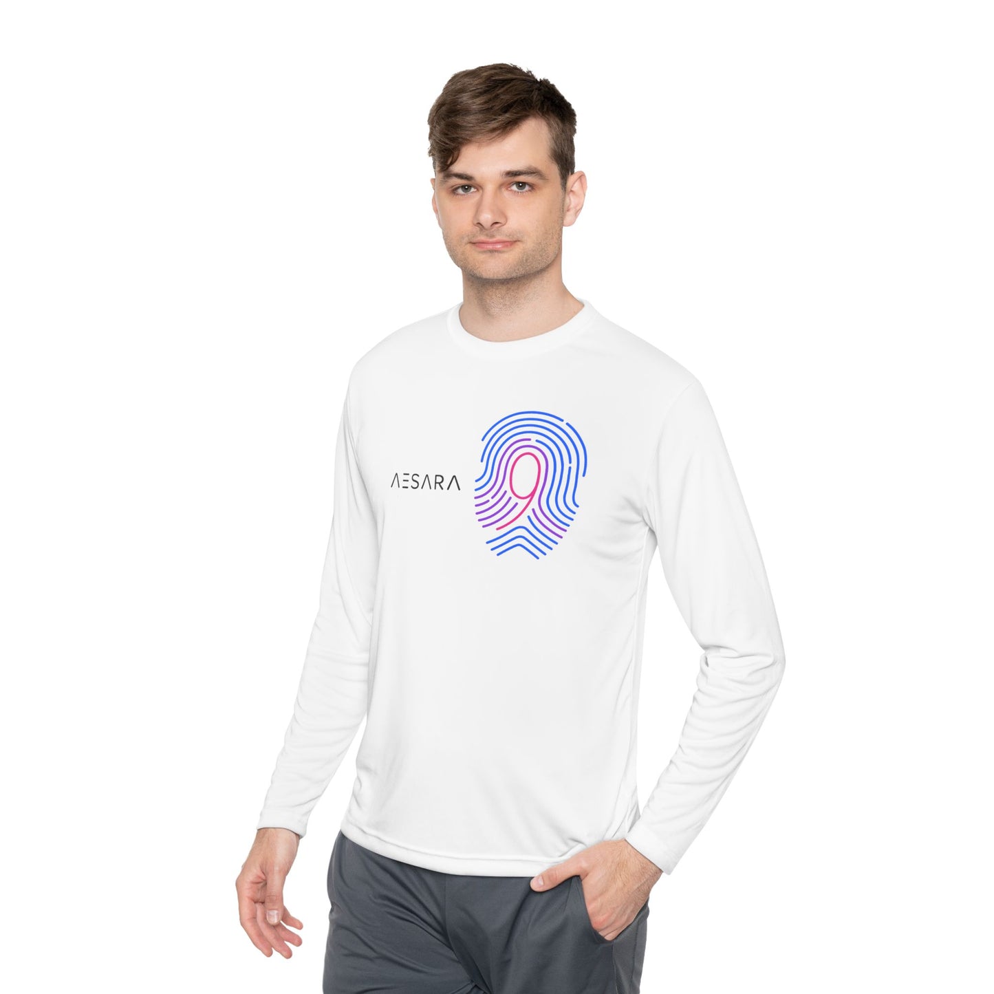 White Nine Long Sleeve Tee