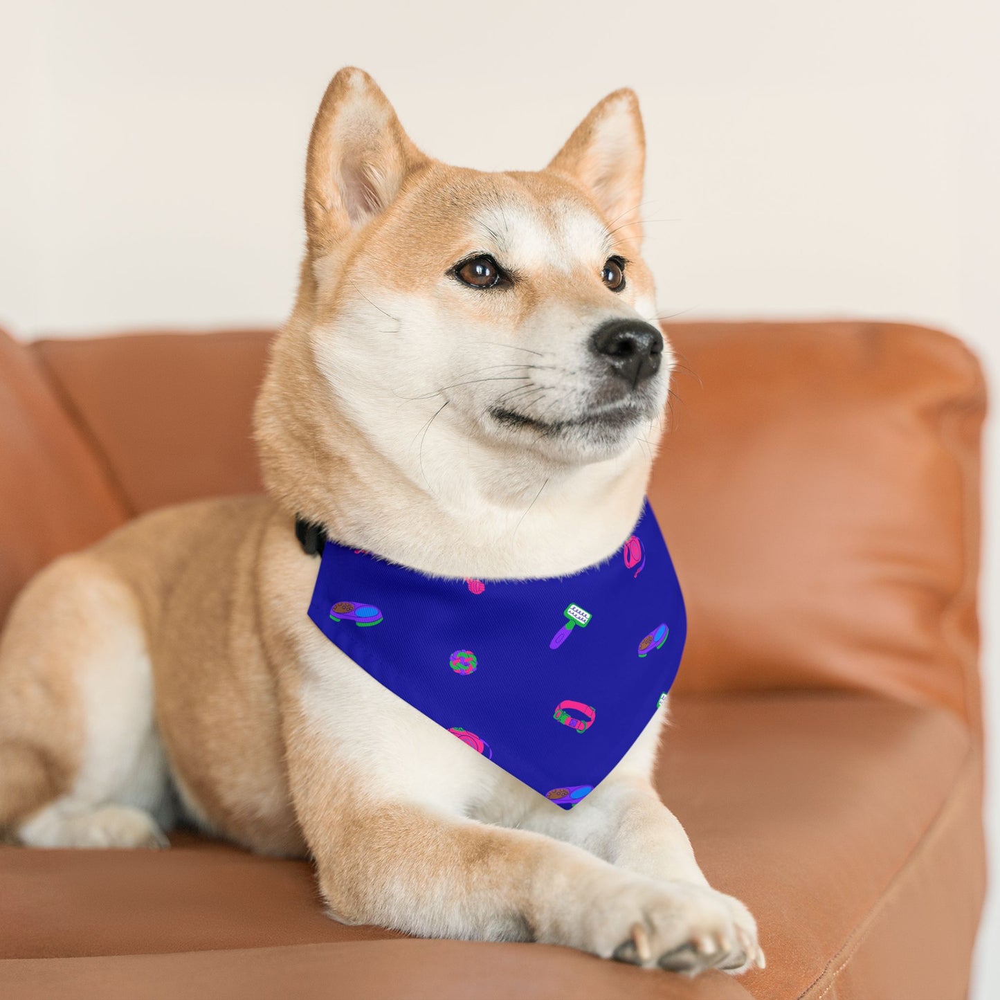 Playful Pattern Pet Bandana