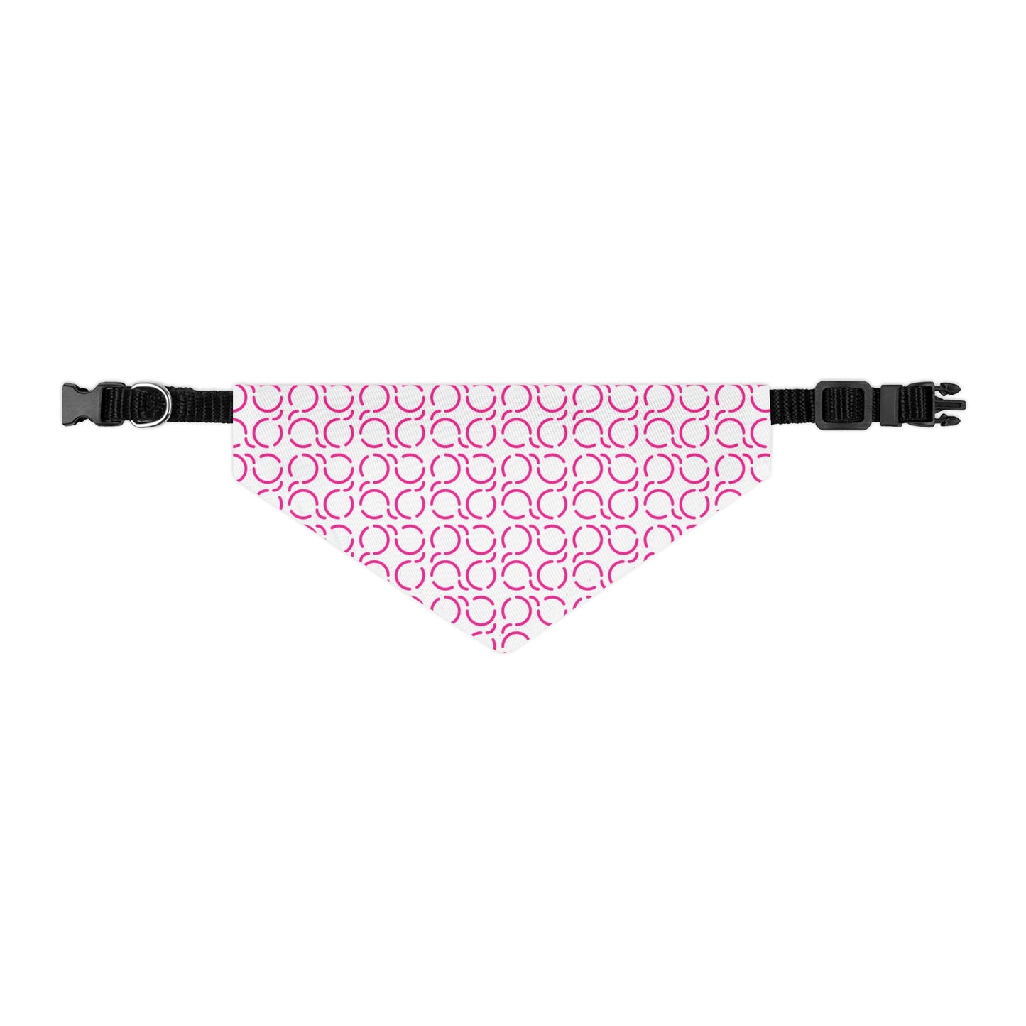 Pet Bandana Pattern Pink