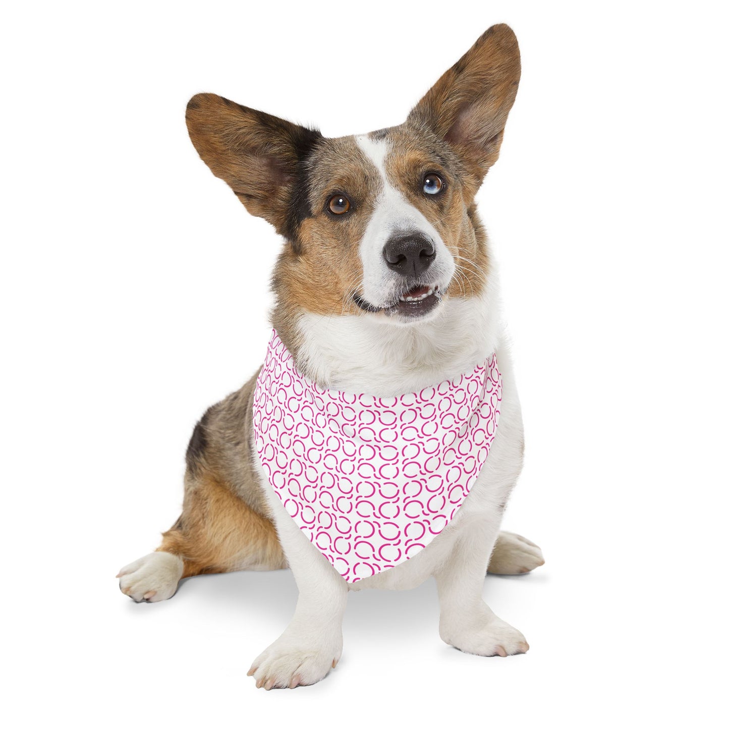 Pet Bandana Pattern Pink