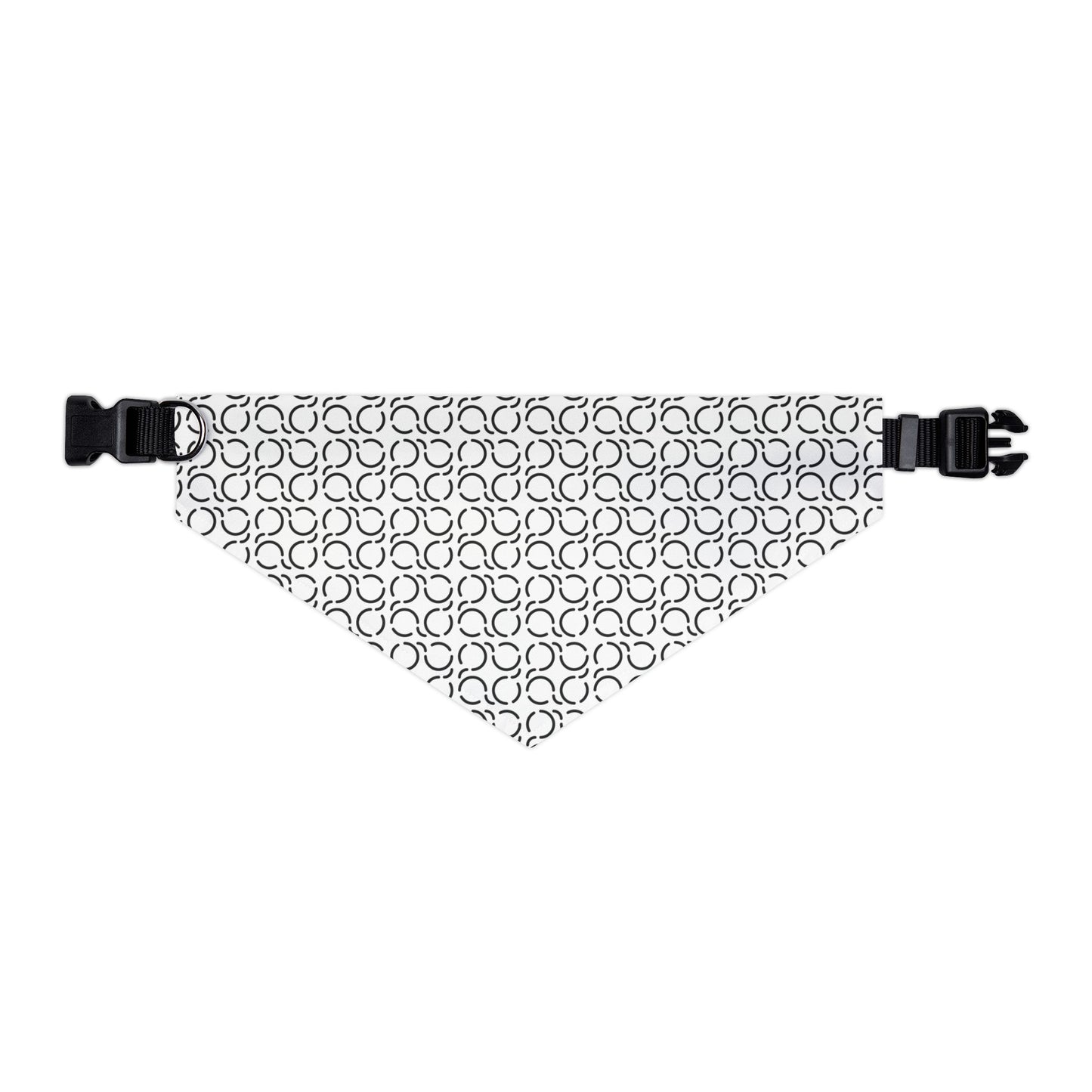 Pet Bandana Pattern White