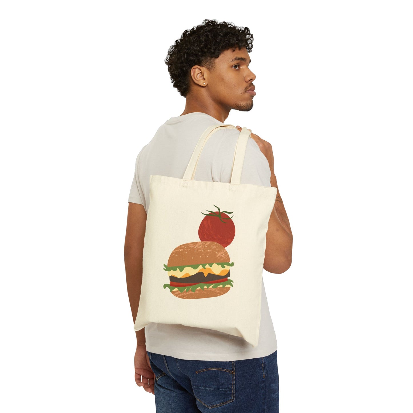 Hamburger Canvas Tote Bag