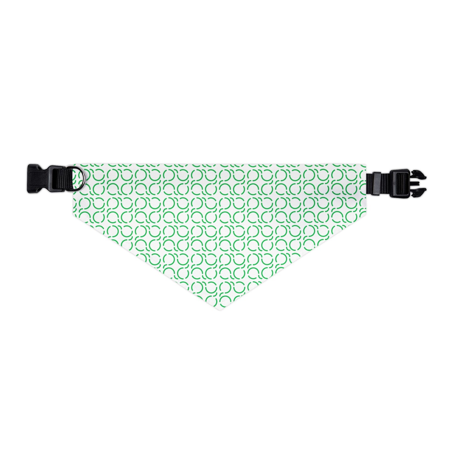 Pet Bandana Pattern Green