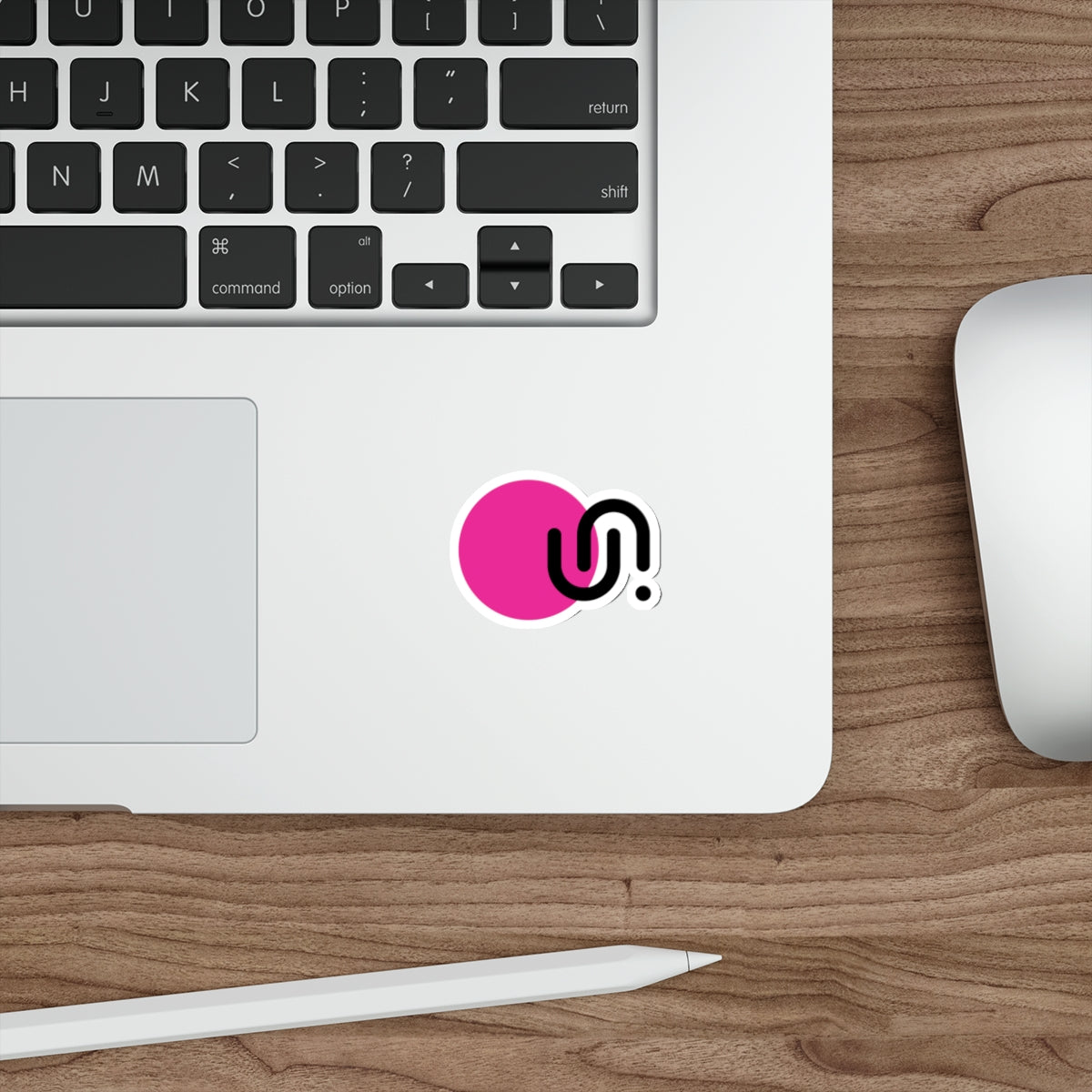 UNI Logo Pink Sticker