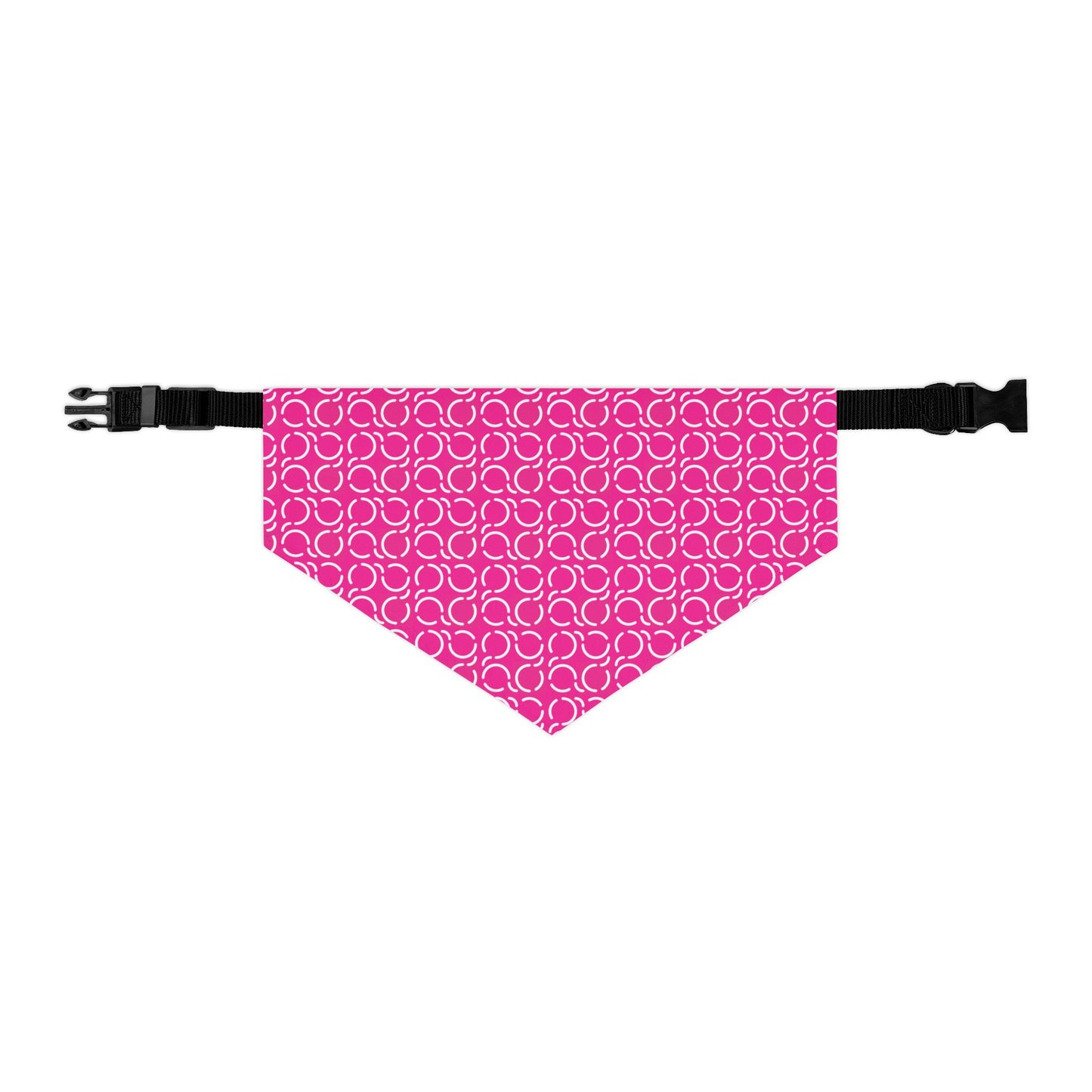 Pet Bandana Pattern Pink Background