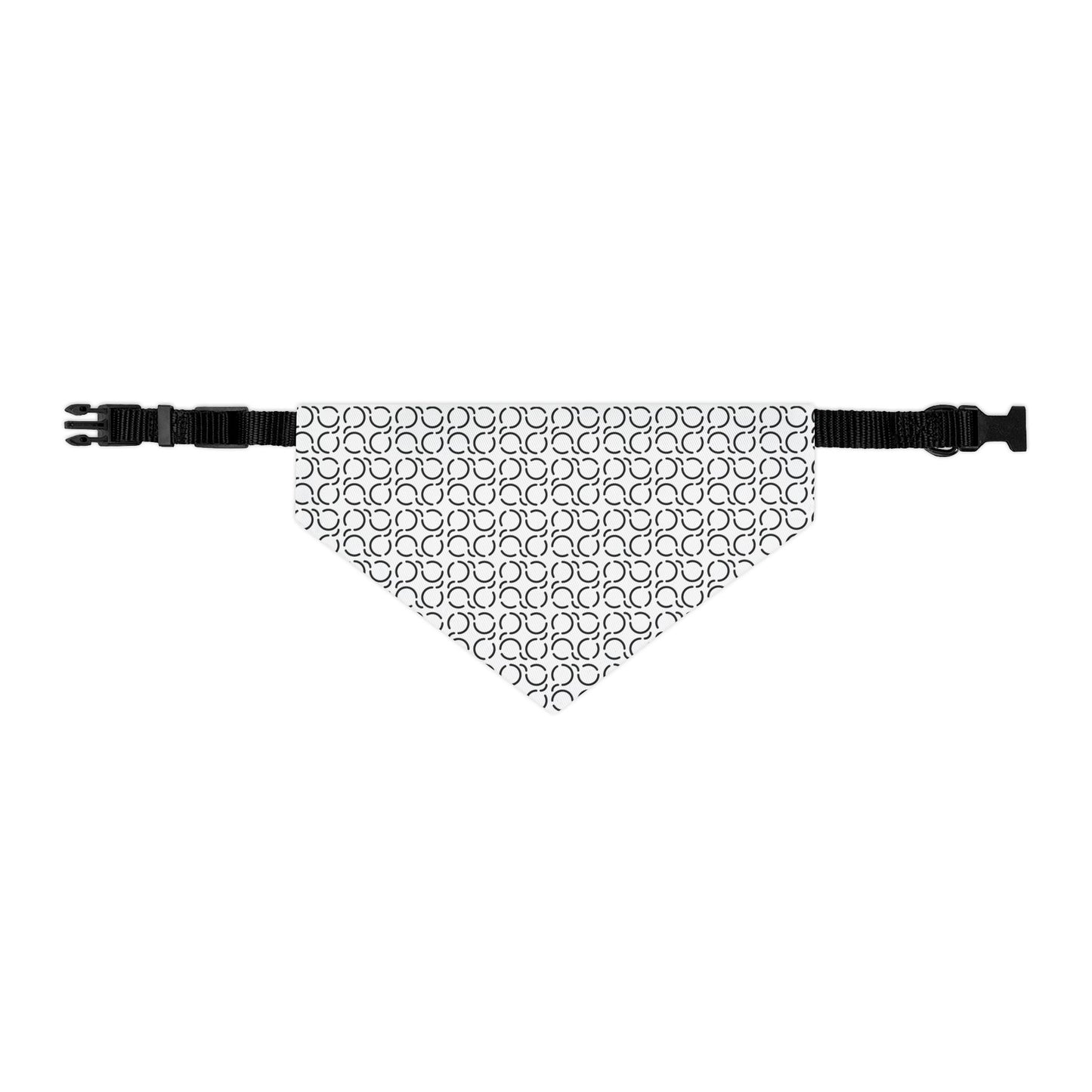 Pet Bandana Pattern White