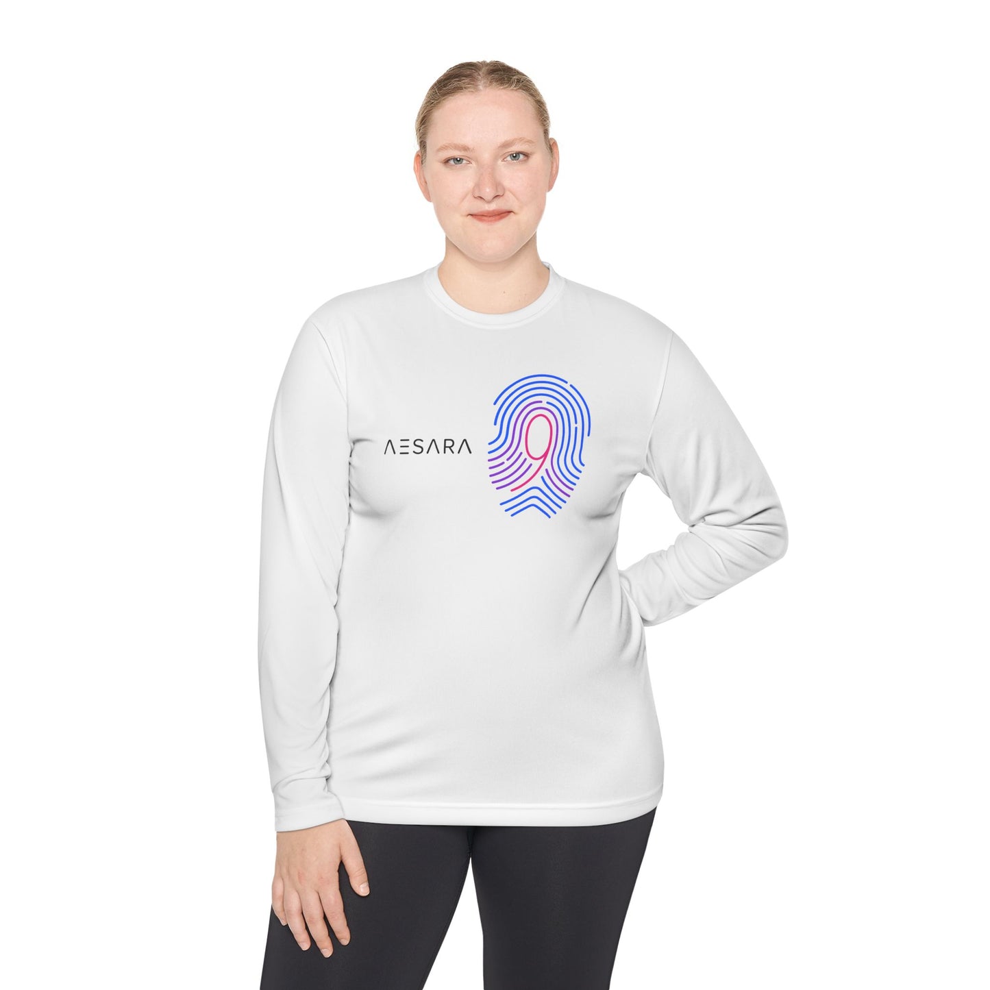 White Nine Long Sleeve Tee