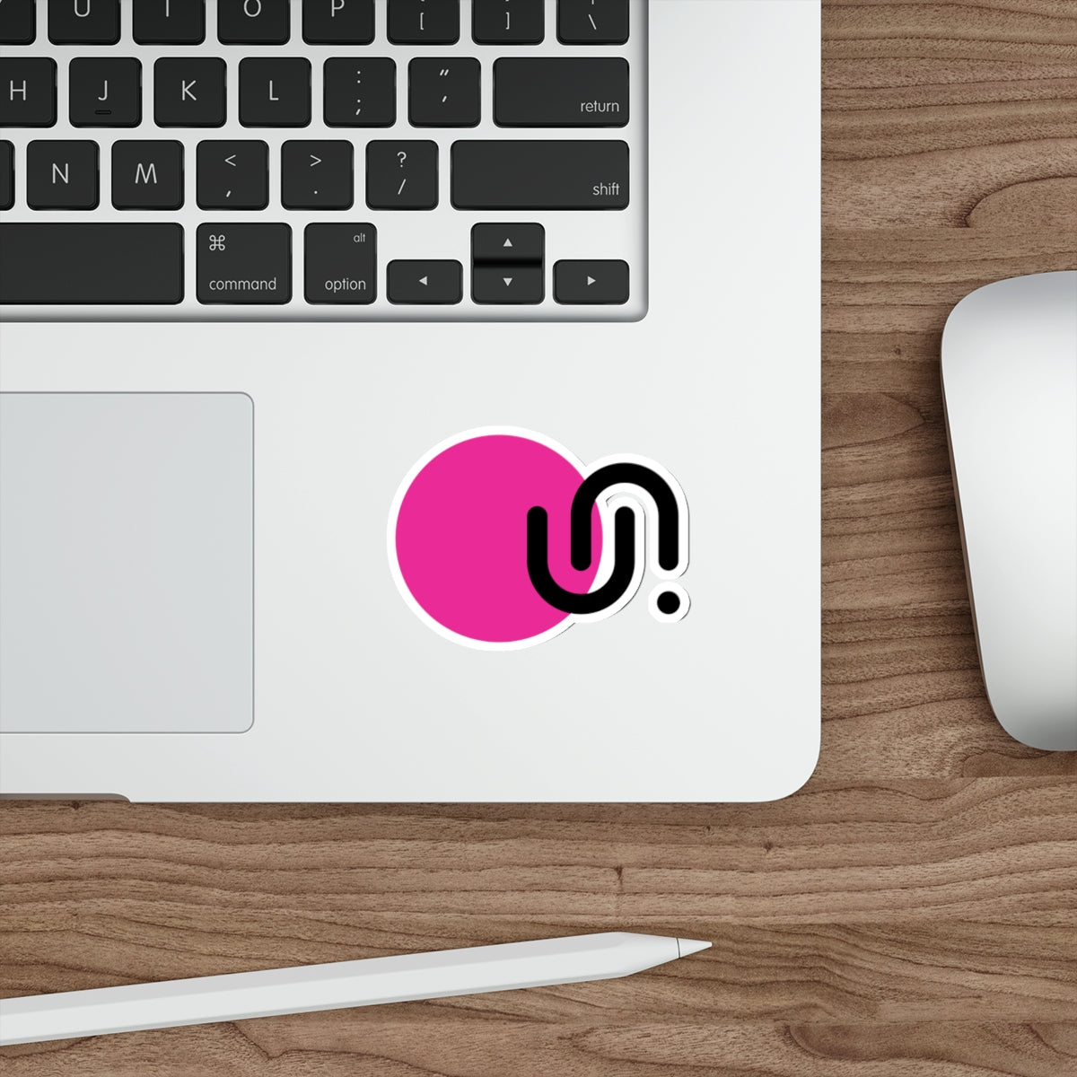 UNI Logo Pink Sticker