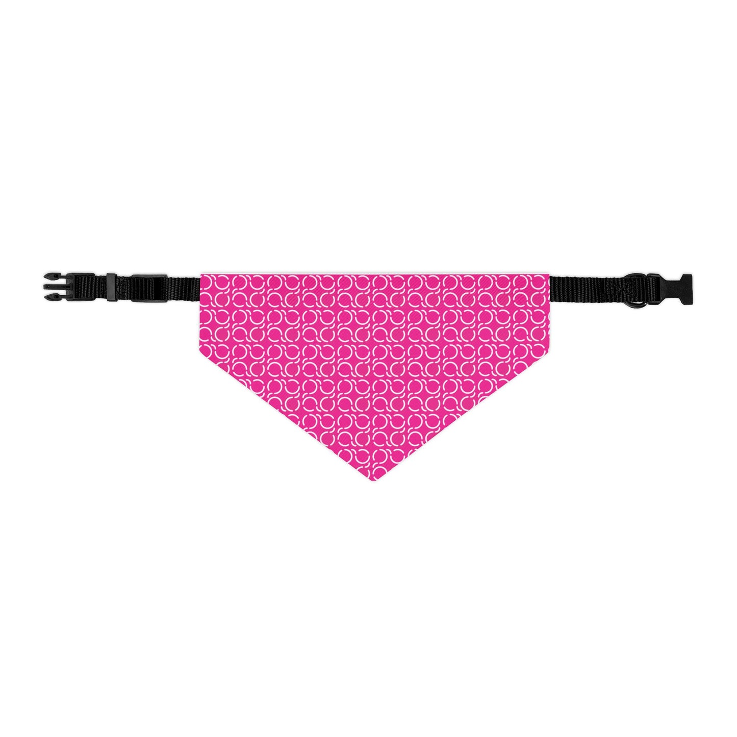 Pet Bandana Pattern Pink Background
