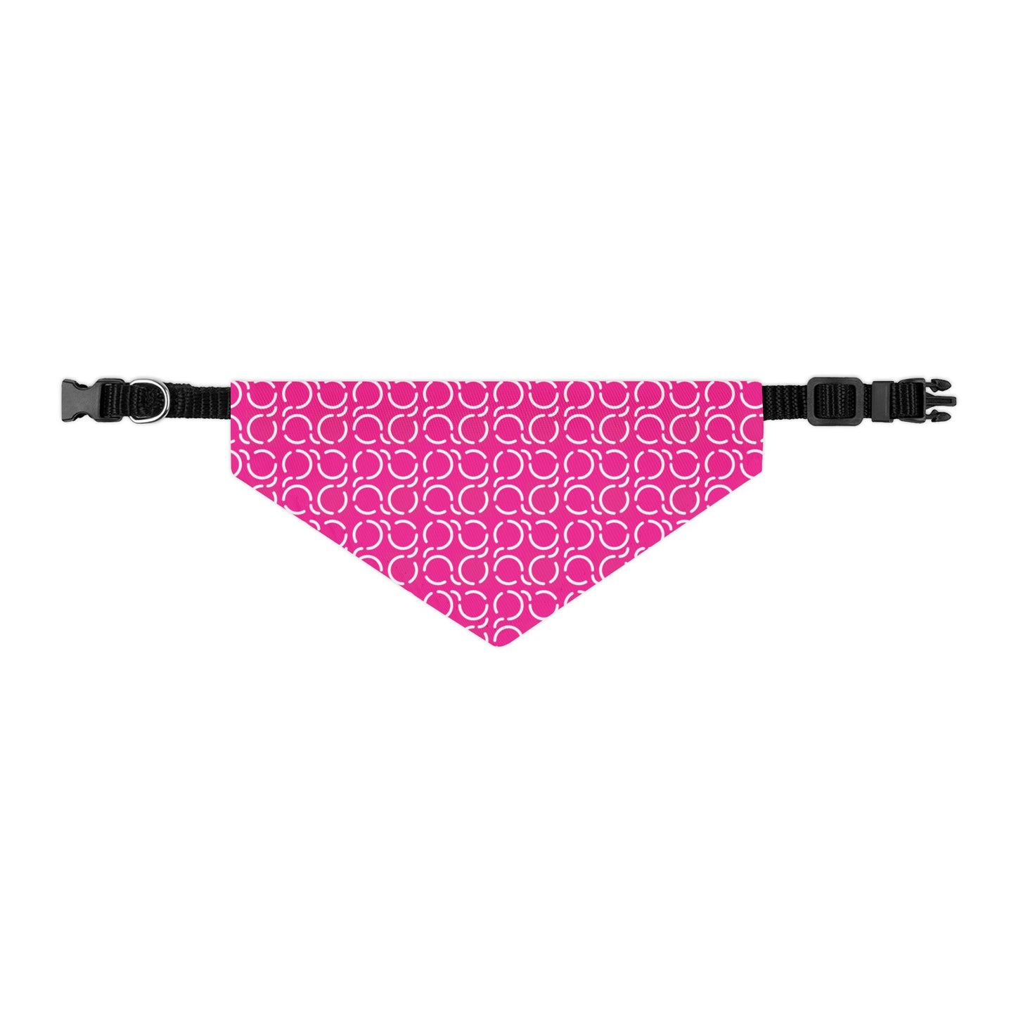 Pet Bandana Pattern Pink Background