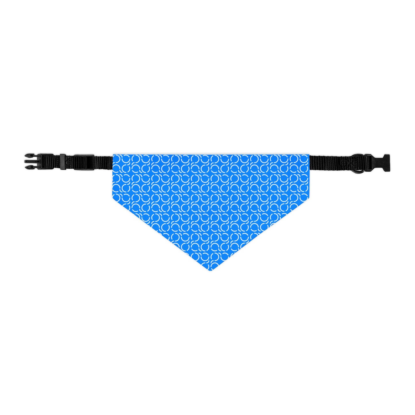 Pet Bandana Pattern Blue