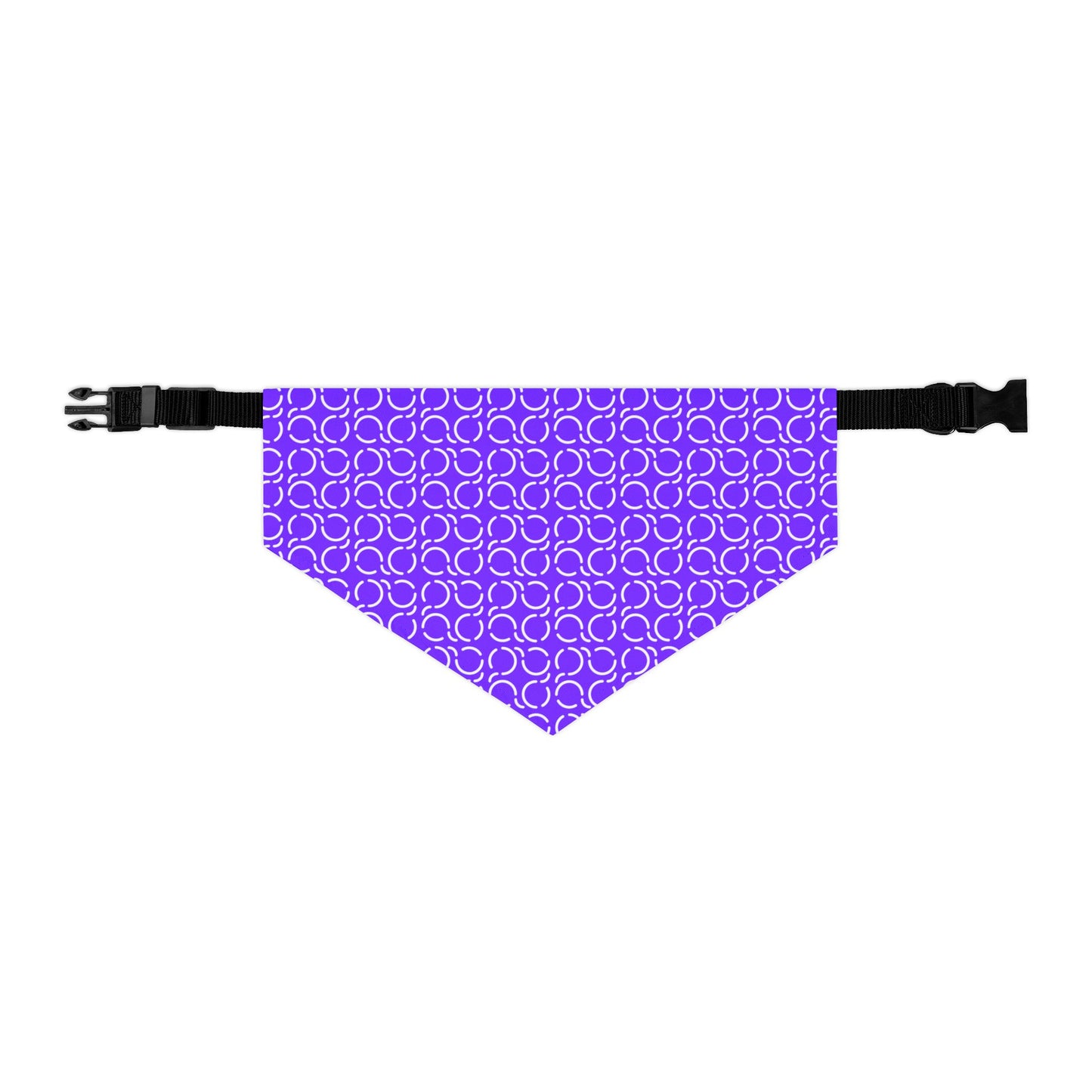 Pet Bandana Pattern Purple