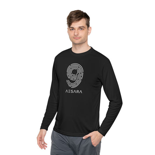 AESARA Print Nine White Vertical