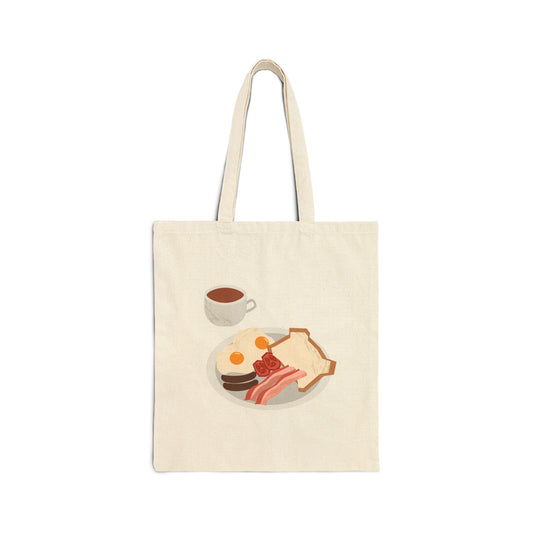 Breakfast Canvas Tote Bag