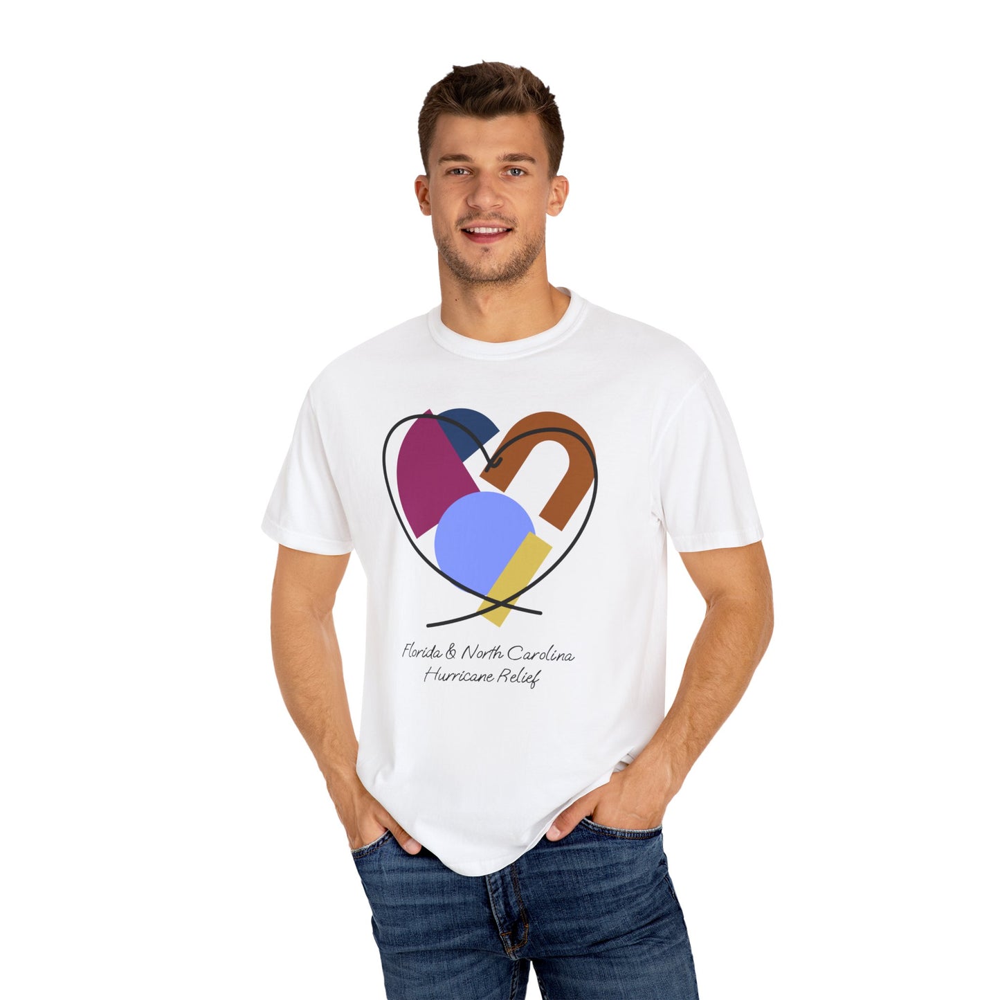 FL + NC Heart Tee