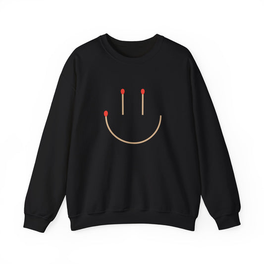 Smile Matchsticon Crewneck