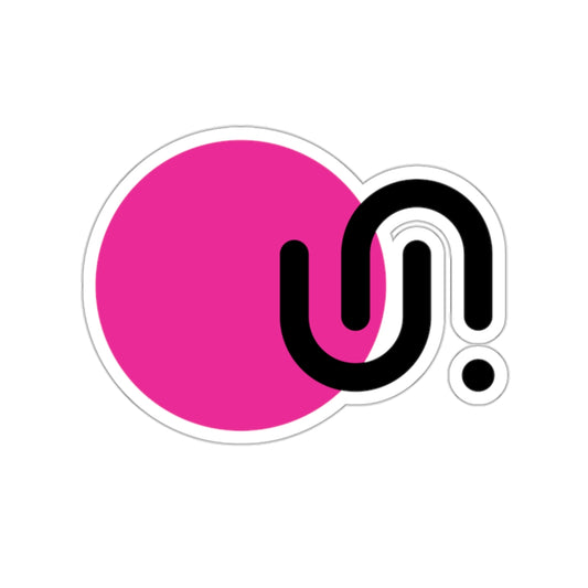 UNI Logo Pink Sticker