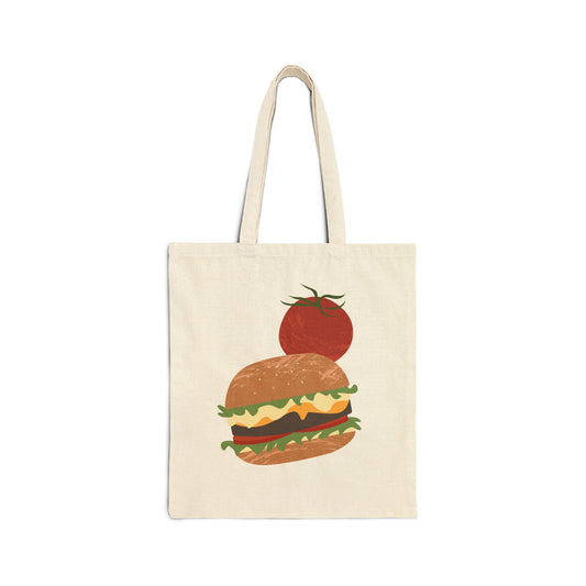 Hamburger Canvas Tote Bag